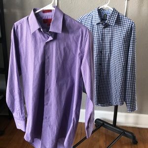 2 high quality men’s dress shirts